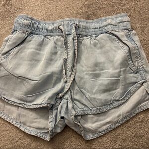 SO Light Blue Athletic Shorts for Women